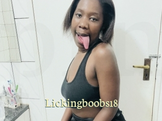 Lickingboobs18