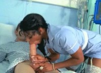 Ebony nurse Jasmine Webb seduces her patient